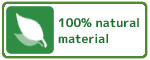 100% natural material